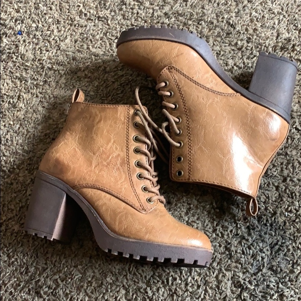 Brown booties